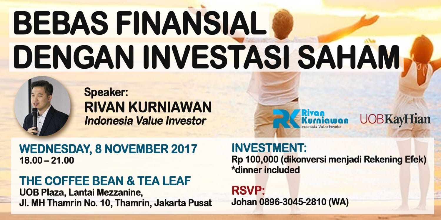 Bebas Finansial Dengan Investasi Saham - Rivan Kurniawan