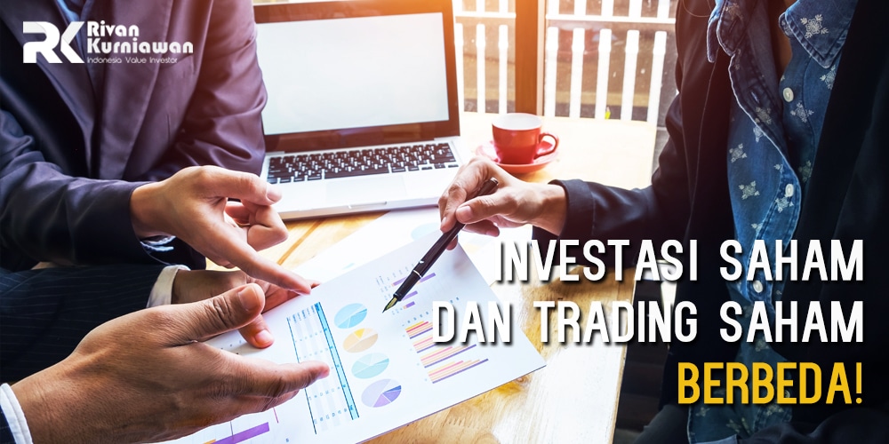investasi saham dan trading berbeda
