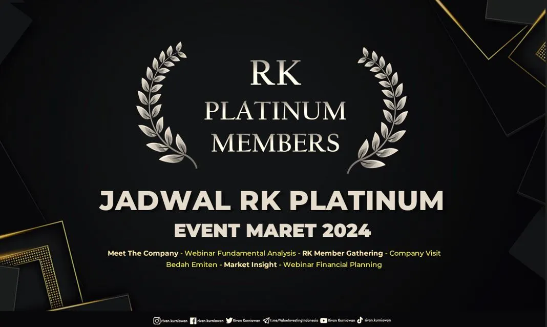 Jadwal RK Platinum – Maret 2024