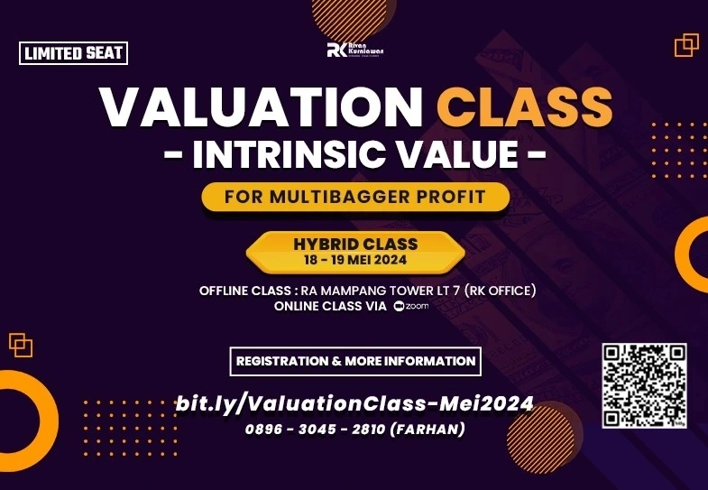 Valuation Class : Intrinsic Value For Multibagger Profit (Mei 2024)